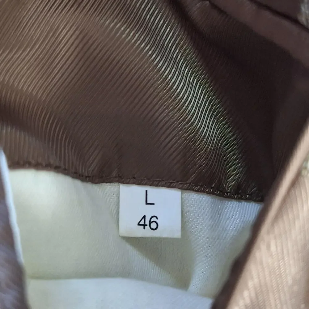 Bernhard Altmann Sport Coat Mens 46 Long Beige Wool Tweed Ventless 3 Btn Formal